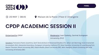 CPDPai 2024  CPDP ACADEMIC SESSION II [upl. by Canica]