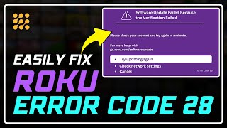 How to Fix Roku Error Code 28 Easy StepbyStep Guide [upl. by Pritchett]