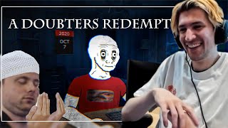 xQc Reacts To quotA Doubters Redemptionquot [upl. by Nonek]