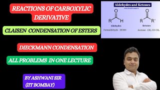 CLAISEN ESTER CONDENSATION II MECHANISM amp TRICK II ALDEHYDE amp CARBOXYLIC CHAPTER 12 CHEMISTRY [upl. by Grote]