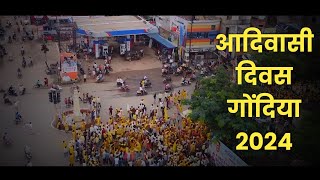 विश्व आदिवासी दिवस पर महारैली गोंदिया  Gondia Drone Video gondiakar Aadivasi Status Video 2024 [upl. by Zetana890]