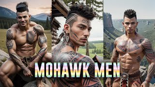 MOHAWK MEN AI Art Lookbook aiart ailookbook aimodel [upl. by Dualc]