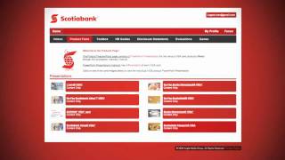 Scotiabank Online Learning Overview [upl. by Assennev]