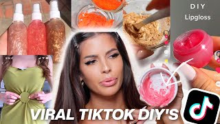 i tried 10 of the MOST VIRAL tiktok DIYS [upl. by Carlee]