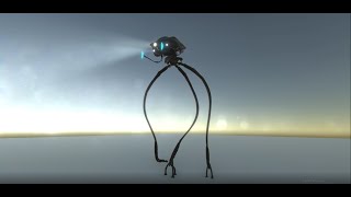 War Of The Worlds Game  Realistic Tripod Walk Animation Work in Progress [upl. by Annat]