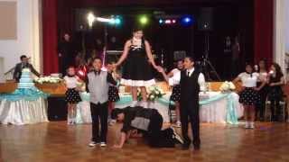 Quinceanera Rock n Roll Surprise Dance  Fairytale Dances [upl. by Quarta]