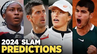 Grand Slam 2024 Predictions  Tennis Talk News [upl. by Ardyaf]