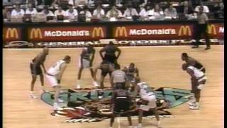 MICHAEL JORDAN 29 pts 19 pts in last 6 minutes vs Vancouver Grizzlies 19951130 [upl. by Sainana]