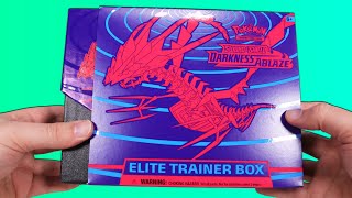 Opening a Pokemon Darkness Ablaze Elite Trainer Box [upl. by Eelatan339]