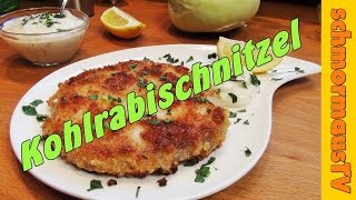 Kohlrabischnitzel  Vegetarisches Schnitzel  Gemüseschnitzel  Schnitzelrezept [upl. by Lednyc731]