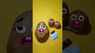 Potatoes has 2 babies 🤰shorts fruitsurgery Fruitfix54 [upl. by Laeno16]