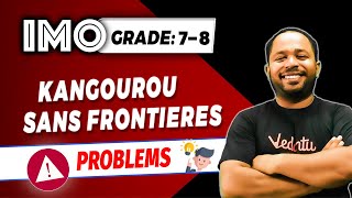 Kangourou Sans Frontieres Problem  IMO Grade 7  8  Maths Olympiad  SOF  IMO NMTC  Amit Sir [upl. by Colvert]