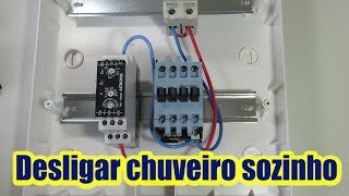 Automação para chuveiro exaustor iluminação etc  desliga sozinho 68 [upl. by Bender296]