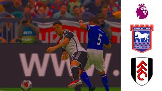 Ipswich Town vs Fulham Highlights  Premier League 202425 [upl. by Trawets]