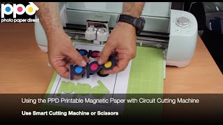 Using the PPD Printable Magnetic Paper with Circuit Cutting Machine [upl. by Stoll]