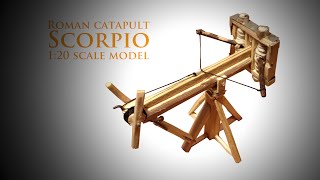 Scorpio Maqueta de catapulta romana [upl. by Sheffield]