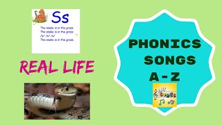 Phonics Songs A Z Real Life Phase 2 Jolly Phonics Cover [upl. by Lumpkin]