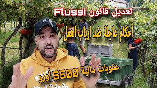 تعديل قانون flussi عقوبات مالية 5500 أورو وأحكام عاجلة ضد أرباب العمل [upl. by Inat]