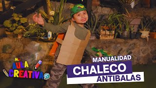 Como hacer un CHALECO ANTIBALAS PARA TU HIJO miaulacreativa [upl. by Haisej]