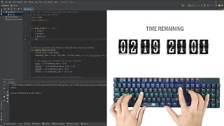 Countdown Timer with Python  ASMR Programming  No Talking [upl. by Nodnyl]