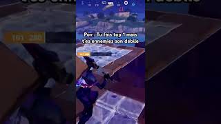 Tu fais top 1 mais t’es ennemies son debile fortnite clips humor humor postparty [upl. by Sink861]