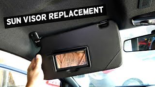 HOW TO REPLACE SUN VISOR SUN VISOR REMOVAL [upl. by Chouest]