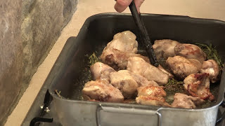 CONIGLIO ARROSTO ALLA BIRRA  Video Ricetta  Grigio Chef [upl. by Fiorenza583]