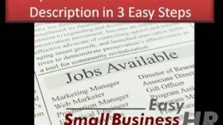 How to Write a Job Description in 3 Easy Steps [upl. by Enaht344]