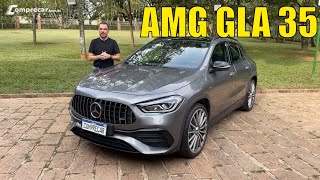 Avaliação MercedesAMG GLA 35  Um esportivo para todos os usos [upl. by Corella]