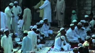 Muslims offer Namaz at Mosque [upl. by Blim]