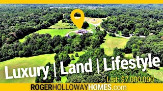 Luxury Mansion on 55 Acres of Land Legacy Lifestyle Near Charlotte NC [upl. by Esdras927]