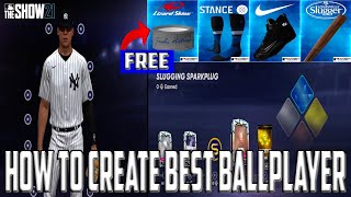 HOW TO MAKE THE BEST BALLPLAYER  ARCHETYPES PERKS amp EQUIPMENT MLB The Show 21 Diamond Dynasty [upl. by Ronoel]