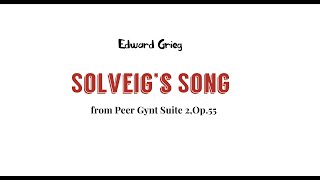 Edward Grieg Theme from Solveigs Song accompaniment [upl. by Hercules]