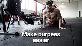 4 Tips To Make Burpee Workouts Easier [upl. by Mcripley932]