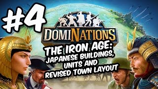 DomiNations  The Iron Age Building Units and revised Town Layout [upl. by Ahsiadal]