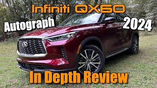 2024 Infiniti QX60 Autograph AWD Start Up Test Drive amp In Depth Review [upl. by Newmann]