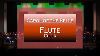 Carol of the Bells CMMS Flute Band 2023 Winter Concert 4K [upl. by Datnow]