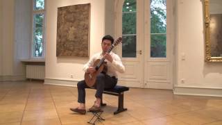 Miguel Llobet  canco del lladre played by Qingchuan Li on a Gernot Wagner [upl. by Dubenko386]