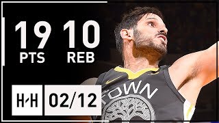 Omri Casspi Full Highlights Warriors vs Suns 20180212  19 Pts 10 Reb 710 FGM [upl. by Nilsoj]