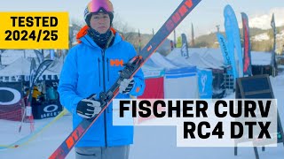 FISCHER CURV RC4 DTX  202324 Ski Test Review [upl. by Idnil]