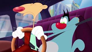 Oggy and the Cockroaches  Crazy Driving S06E37 BEST CARTOON COLLECTION  New Episodes in HD [upl. by Arej]