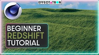 Create a Field of Grass Blowing in the Wind with C4D S26 Dynamics Hair and Redshift Tutorial [upl. by Ignatius]