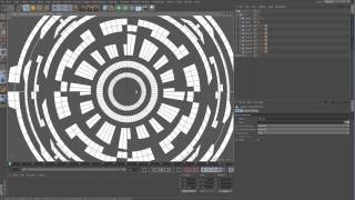 Cinema 4d Sci Fi circles UI tutorial [upl. by Odelle]