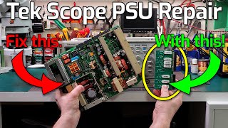 Tektronix TDS600700 Scope PSU Repair [upl. by Nosnek782]