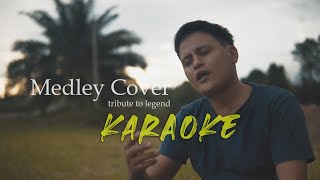 Medley Lagu Dusun Karaoke  Atmosfera Cover [upl. by Oker]