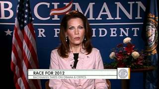 Bachmann quotI can not vote to raise the debt ceilingquot [upl. by Trilbie]