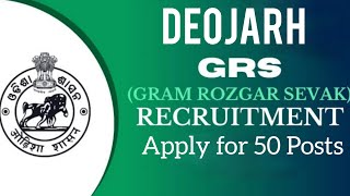 Deoghar Gram Rozgar Sevak Recruitment 2024  Apply for 50 Posts deoghar grs deogarh [upl. by Peednus492]