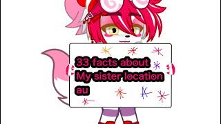 Fnaf Sister Location my sister location au facts [upl. by Rebel]