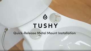 QuickRelease Toilet Seat with Metal Mounts [upl. by Sihun149]