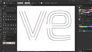 Create Monoline Single Stroke Text in Illustrator [upl. by Nena]